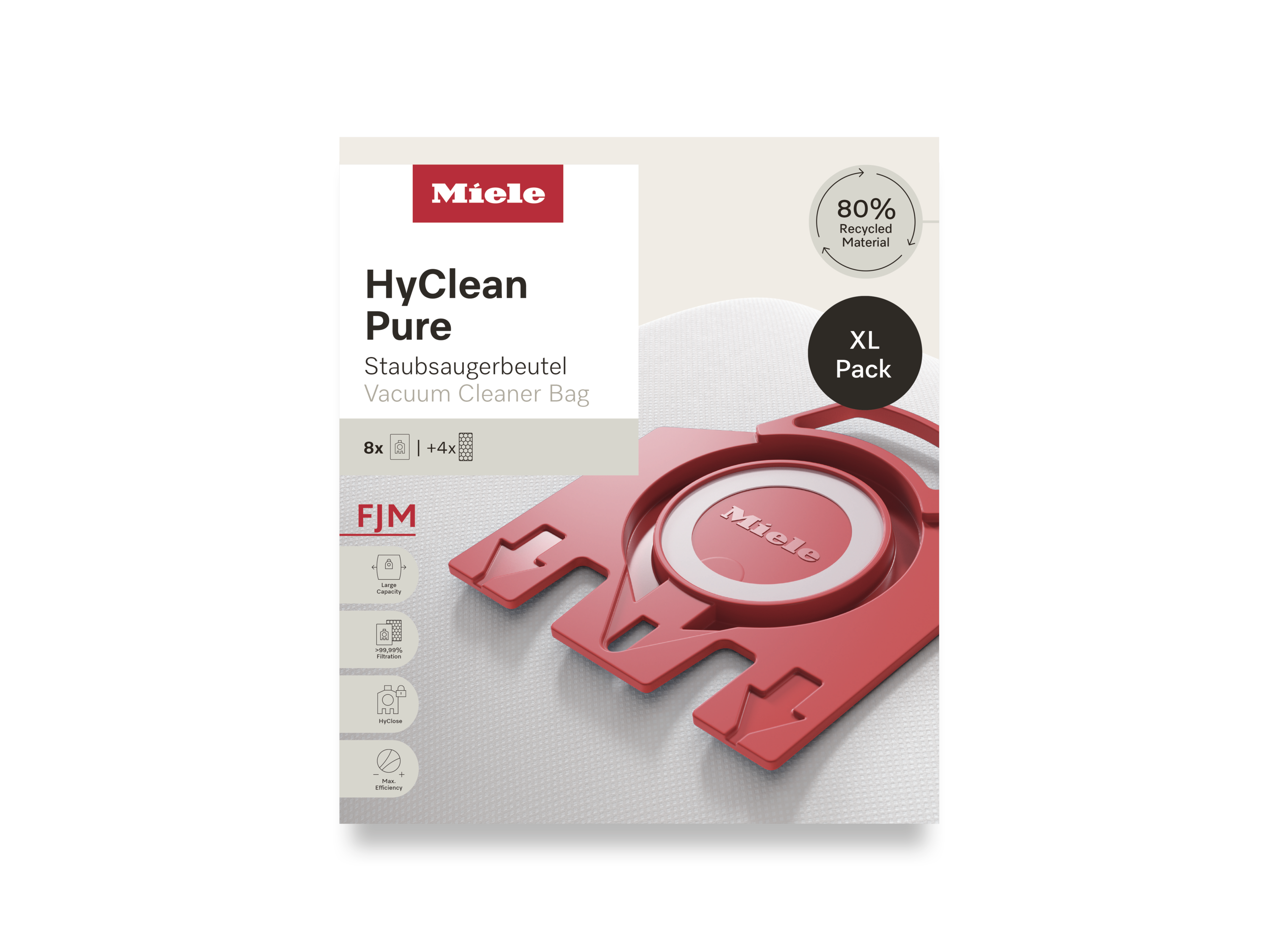 Комплект мешков-пылесборников HyClean Pure FJN XL Miele купить в Ростове-на-Дону | Всегда в наличии! | Артикул 12498160 | Официальный сайт
