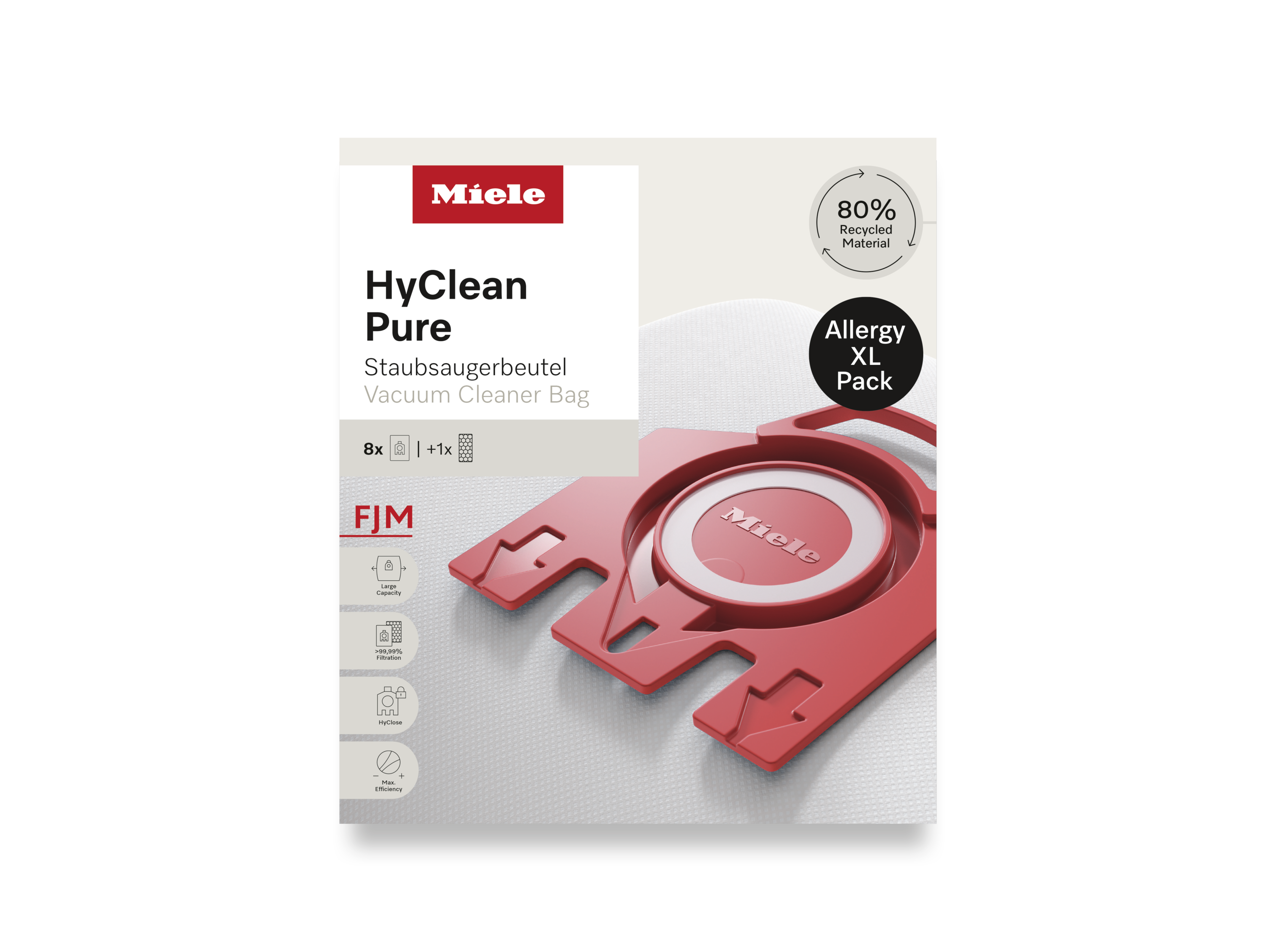 Комплект мешков-пылесборников HyClean Pure FJN Allergy XL Miele купить в Ростове-на-Дону | Всегда в наличии! | Артикул 12498190 | Официальный сайт