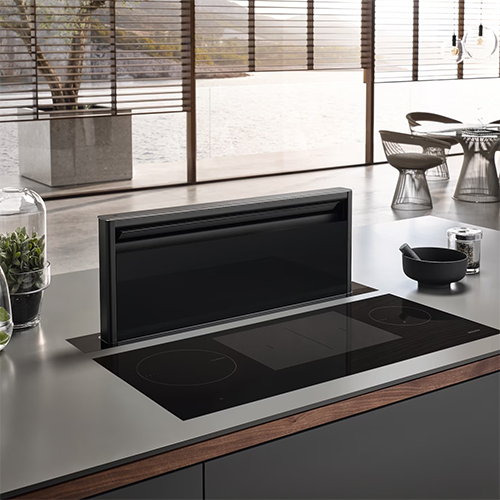 Установка встраиваемой в мебель бытовой вытяжки