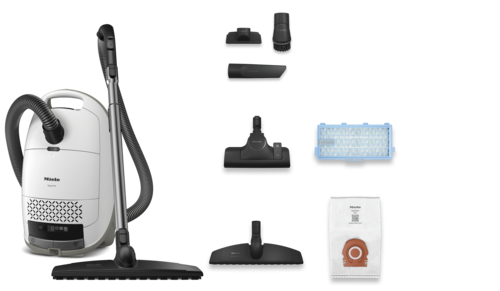 Миле Пылесос Guard M1 Parquet XL SVTF0 бриллиантовый белый Miele