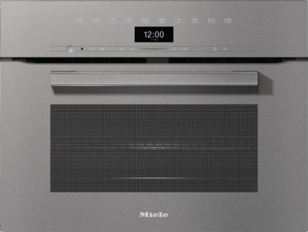 Духовой шкаф с СВЧ H 7440 BM GRGR графитовый серый