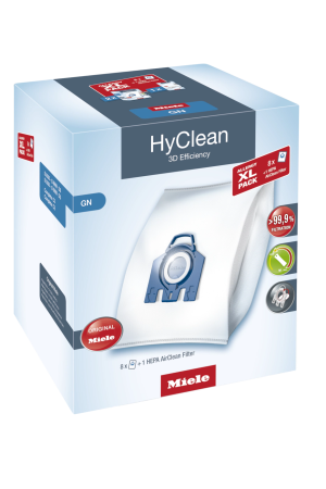 Комплект мешков пылесборников Allergy XL Pack 2 HyClean GN + фильтр HA 50 Miele купить в Ростове-на-Дону | Всегда в наличии! | Артикул 10632880 | Официальный сайт